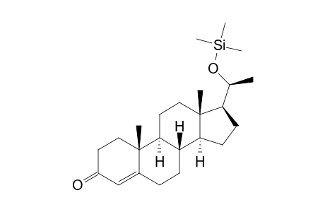 Pregn-4-en-3-one, 20-[(trimethylsilyl)oxy]-, (20S)-