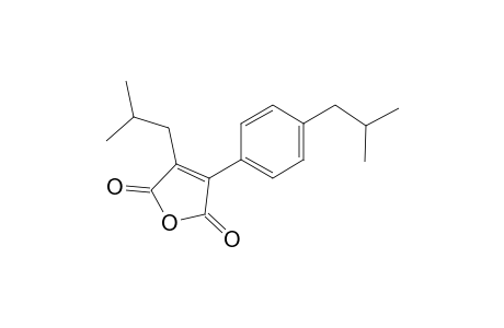 3-Isobutyl-4-(4-isobutylphenyl)furan-2,5-dione