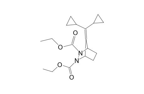 2,3-Dicarbethoxy-7-(2,2-dicyclopropylmethylidene)-2,3-diazabicyclo[2.2.1]heptane