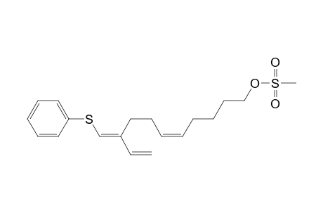 (5Z)-9-(phenylthiomethylene)undeca-5,10-diene-1-yl methanesulphonate