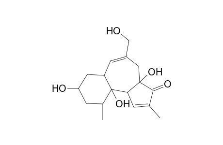3a,8,10a-Trihydroxy-5-(hydroxymethyl)-2,10-dimethyl-4,6a,7,8,9,10,10a,10b-octahydrobenzo[e]azulen-3(3ah)-one