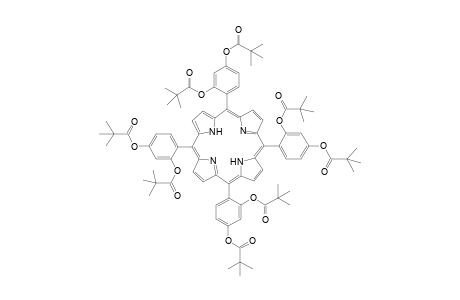 5,10,15,20-tetrakis[2',4'-bis(2",2"dimethylpropanoyloxy)phenyl]-21H,23H-porphine