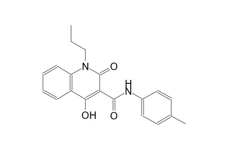 4-hydroxy-N-(4-methylphenyl)-2-oxo-1-propyl-1,2-dihydro-3-quinolinecarboxamide