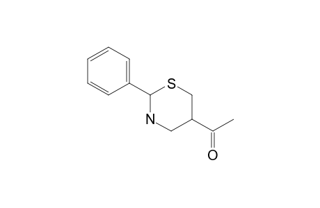 1-(2-phenyl-1,3-thiazinan-5-yl)ethanone