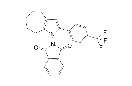 2-(2-(4-(trifluoromethyl)phenyl)-7,8-dihydrocyclohepta[b]pyrrol-1(6H)-yl)isoindoline-1,3-dione