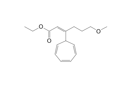 Ethyl 3-(cyclohepta-2',4',6'-trienyl)-6-methoxyhex-2-enoaate