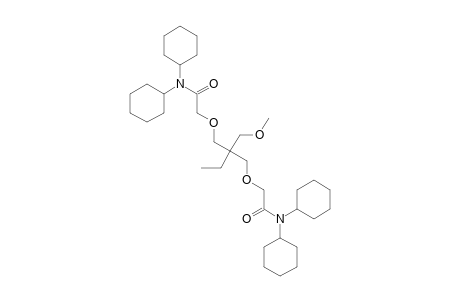 N,N-dicyclohexyl-2-[2-[[2-(dicyclohexylamino)-2-keto-ethoxy]methyl]-2-(methoxymethyl)butoxy]acetamide
