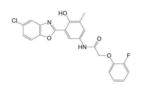 acetamide, N-[3-(5-chloro-2-benzoxazolyl)-4-hydroxy-5-methylphenyl]-2-(2-fluorophenoxy)-