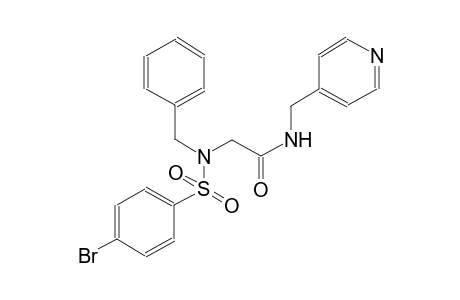 acetamide, 2-[[(4-bromophenyl)sulfonyl](phenylmethyl)amino]-N-(4-pyridinylmethyl)-