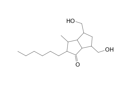 4,6-Bis(hydroxymethyl)-2-hexyl-3-methylhexahydropentalen-1(2H)-one