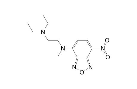 4-[[2-[Diethylamino]ethyl]methylamino]-7-nitrobenzofurazan