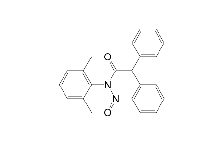 Benzeneacetamide, N-(2,6-dimethylphenyl)-N-nitroso-.alpha.-phenyl-