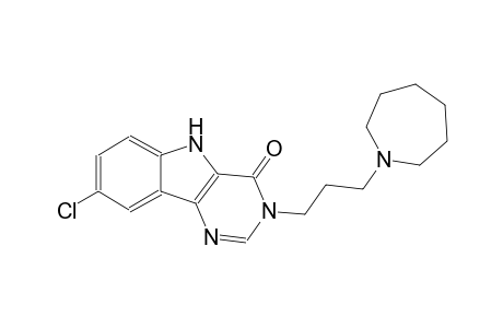 4H-pyrimido[5,4-b]indol-4-one, 8-chloro-3-[3-(hexahydro-1H-azepin-1-yl)propyl]-3,5-dihydro-