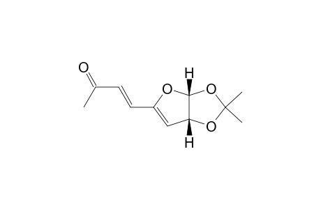 3-Buten-2-one, 4-(3a,6a-dihydro-2,2-dimethylfuro[2,3-d]-1,3-dioxol-5-yl)-, [3aR-[3a.alpha.,5(E),6a.alpha.]]-