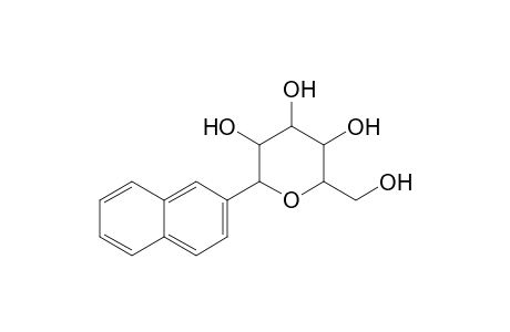 2-Naphthyl-6-(hydroxymethyl)-3,4,5-trihydroxytetrahydropyran