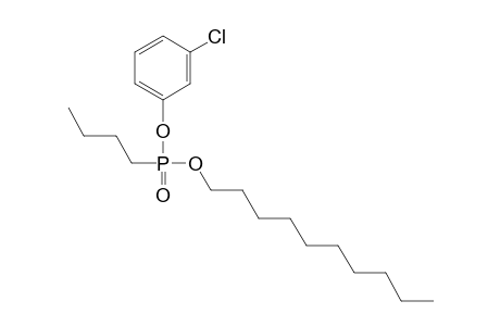 Butylphosphonic acid, 3-chlorophenyl decyl ester