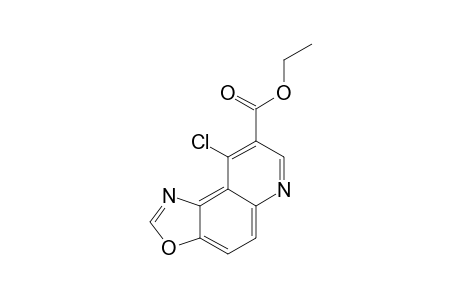 4-CHLORO-OXAZOLO-[4,5-F]-QUINOLINE-3-CARBOXYLIC-ACID-ETHYLESTER