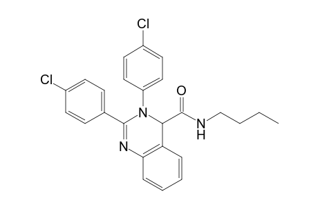 N-Butyl-2,3-bis(4-chlorophenyl)-3,4-dihydro quinazoline-4-carboxamide