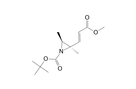 (2R,3S)-N-Boc-2-[(E)-2-(methoxycarbonyl)ethenyl]-2,3-dimethylaziridine