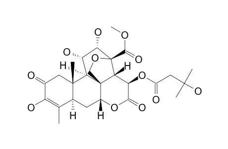 2H-3,11c-(Epoxymethano)phenanthro[10,1-bc]pyran, picras-3-en-21-oic acid deriv.