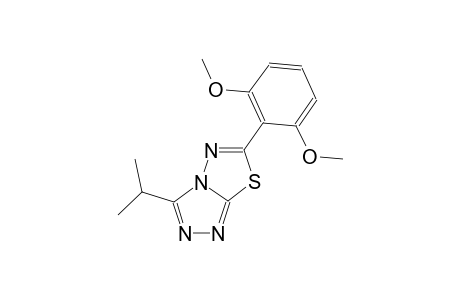 [1,2,4]triazolo[3,4-b][1,3,4]thiadiazole, 6-(2,6-dimethoxyphenyl)-3-(1-methylethyl)-