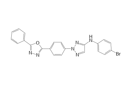 N-(4-Bromophenyl)-2-(4-(5-phenyl-1,3,4-oxadiazol-2-yl)phenyl)-2H-1,2,3-triazol-4-amine
