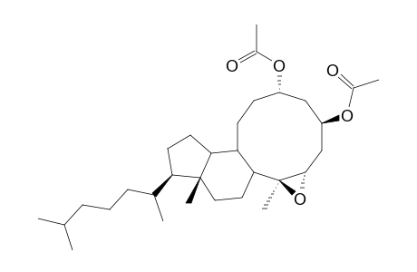 (1S,10S)-1,10-EPOXY-5,10-SECOCHOLESTANE-3-BETA,5-ALPHA-DIYL-DIACETATE