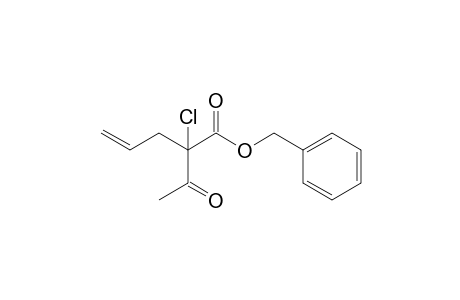 (phenylmethyl) 2-chloranyl-2-ethanoyl-pent-4-enoate