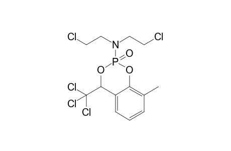 2-[Bis(2-chloroethyl)amino]-4-trichloromethyl-8-methyl-4H-1,3,2-benzodioxaphosphorin 2-oxide