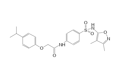 acetamide, N-[4-[[(3,4-dimethyl-5-isoxazolyl)amino]sulfonyl]phenyl]-2-[4-(1-methylethyl)phenoxy]-