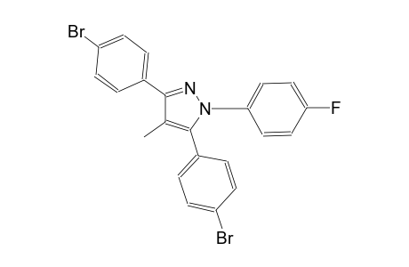 3,5-bis(4-bromophenyl)-1-(4-fluorophenyl)-4-methyl-1H-pyrazole