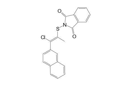 1-Chloro-1-(2-naphthyl)-2-pthtalimidesulphenylpropene