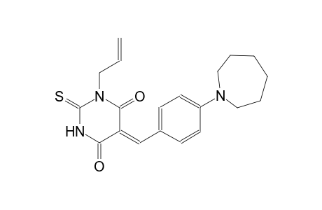 (5Z)-1-allyl-5-(4-hexahydro-1H-azepin-1-ylbenzylidene)-2-thioxodihydro-4,6(1H,5H)-pyrimidinedione