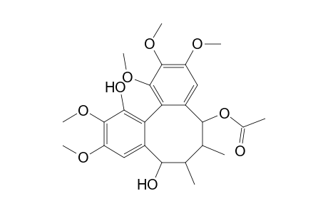 5,6,7,8-Tetrahydro-8,12-dihydroxy-1,2,3,10,11-pentamethoxy-6,7-dimethyldibenzo[a,c]cycloocten-5-yl-Acetate