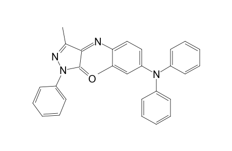 3H-pyrazol-3-one, 4-[[4-(diphenylamino)-2-methylphenyl]imino]-2,4-dihydro-5-methyl-2-phenyl-