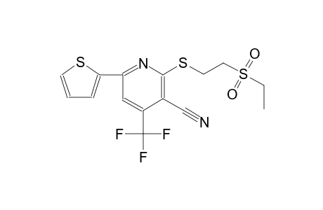3-pyridinecarbonitrile, 2-[[2-(ethylsulfonyl)ethyl]thio]-6-(2-thienyl)-4-(trifluoromethyl)-