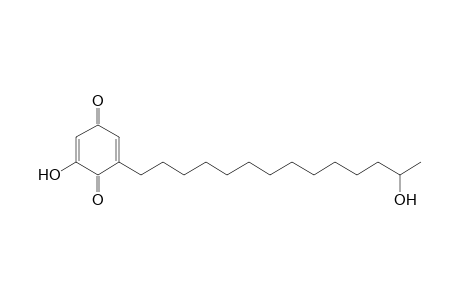 2,5-Cyclohexadiene-1,4-dione, 2-hydroxy-6-(13-hydroxytetradecyl)-