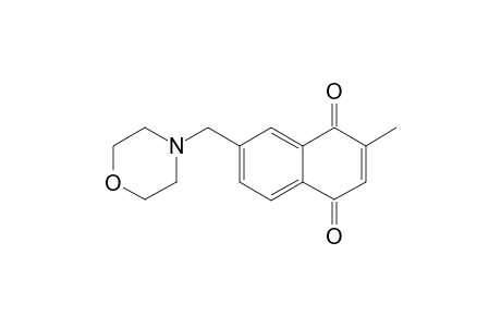2-METHYL-7-[(MORPHOLIN-4-YL)-METHYL]-NAPHTHALENE-1,4-DIONE
