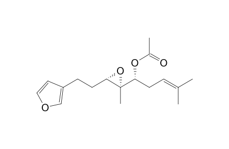 (6S,7R,8R)-6,7-Epoxy-8-acetoxydendrolasin