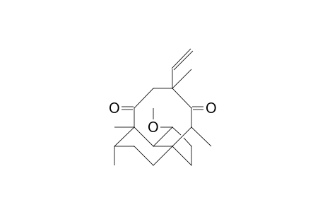 3-Deoxo-3.alpha.-methoxy-11,14-dideoxy-11,14-dioxo-mutilin