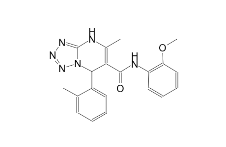 N-(2-methoxyphenyl)-5-methyl-7-(2-methylphenyl)-4,7-dihydrotetraazolo[1,5-a]pyrimidine-6-carboxamide