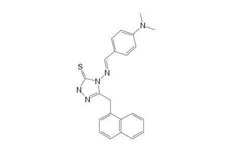 5-(1-NAPHTHYLMETHYL)-4-[(PARA-DIMETHYLAMINE)-PHENYLIDENE]-AMINO-2,4-DIHYDRO-3H-1,2,4-TRIAZOLE-3-THIONE