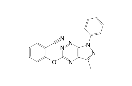 5-(2-Cyanophenoxy)-3-methyl-1-phenyl-1H-pyrazolo[4,3-e][1,2,4]triazine