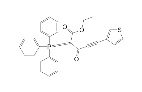 Ethyl 3-oxo-5-(3-thienyl)-2-triphenylphosphoranylidenepent-4-ynoate