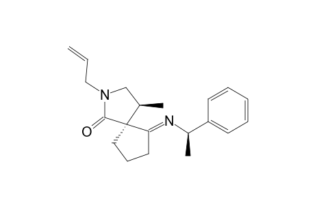 (+)-(4S,5S)-2-Allyl-4-methyl-6-[(R)-(1-phenylethyl)imino]-2-azaspiro[4.4]nonan-1-one