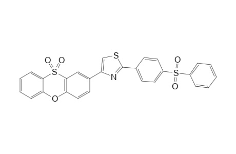 2-(PARA-PHENYLSULFONYLPHENYL)-4-(PHENOXATHIIN-10,10-DIOXIDE)-THIAZOLE