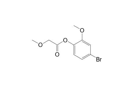 2-Methoxyacetic acid, 2-methoxy-4-bromophenyl ester