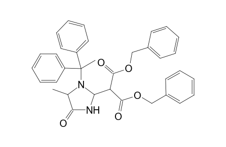 1-(1,1-diphenylethyl)-2-[(benzyloxy)carbonyl]-3-[(benzyloxy)carbonyl)methyl]-5-methyl-4-imidazolidinone