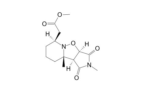 Methyl 2-oxa-3,11-diaza-10,12-dioxo-8,11-dimethyltricyclo[7.3.0.0(3,8)]dodecane-4-acetate isomer