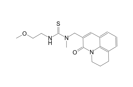 thiourea, N-[(2,3-dihydro-5-oxo-1H,5H-benzo[ij]quinolizin-6-yl)methyl]-N'-(2-methoxyethyl)-N-methyl-